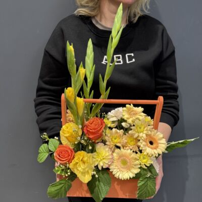 Ящик с цветами «К школе готов»